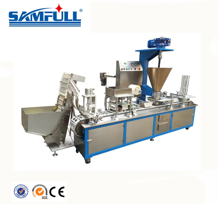 SAMFULL Automatic cup play dough filling and capping machine packing machine