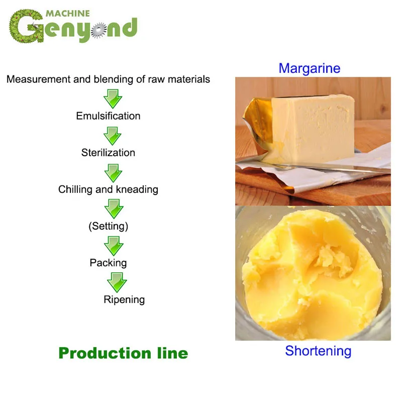 Professional margarine butter making machine
