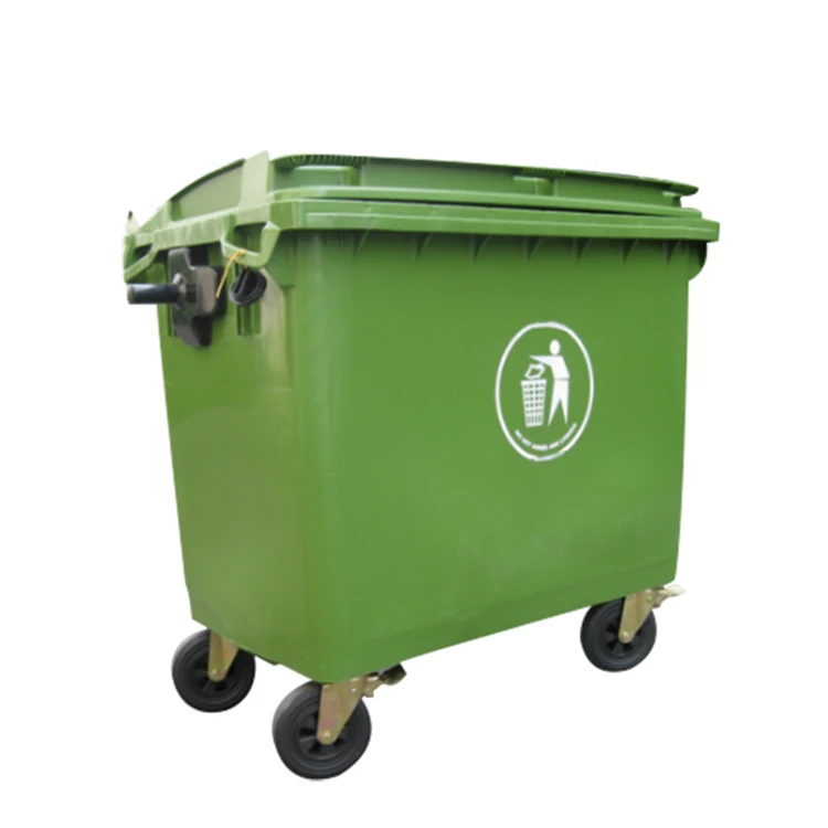 1100L plastic dustbins garbage waste bin