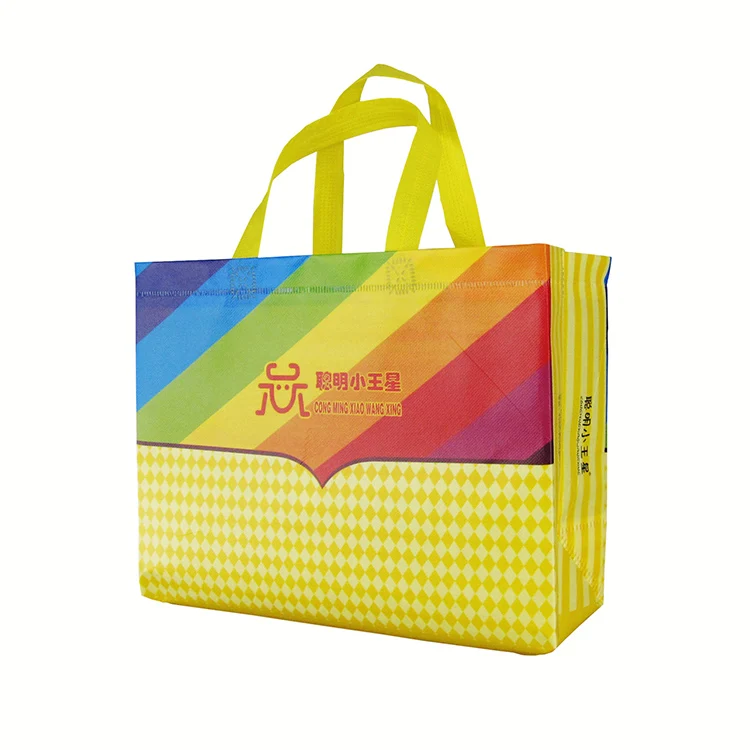 cheap custom pictures printing reusable pp non woven shopping bag with lamination