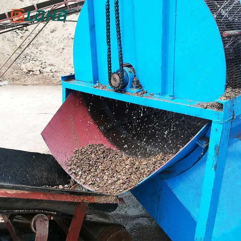 China Portable Mining rotary trommel screen