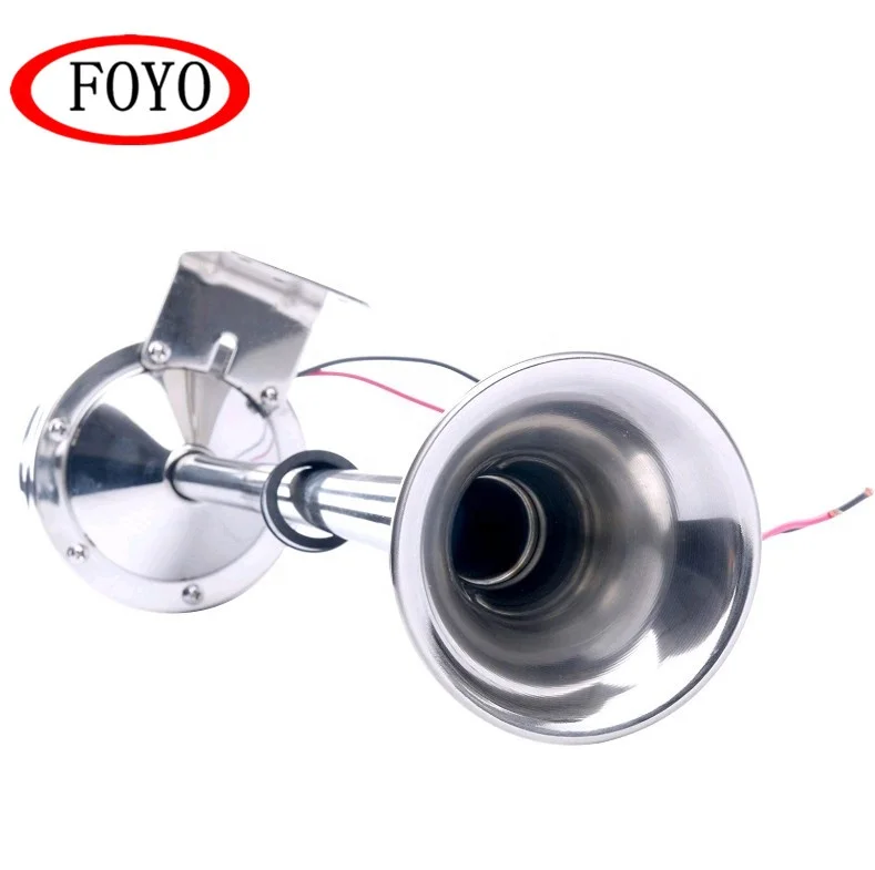 Foyo Marine Parts & Accessories 316 Stainless Steel Electro Magnetic Boat Horn Single