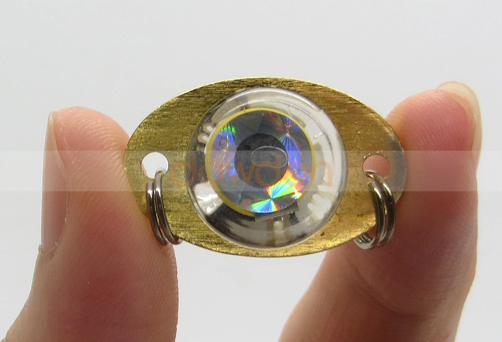 5 Colors Mini Fishing Light Small Illuminating 3 cm LED Deep Drop Underwater Eye Shape Fishing Squid Fishing bait