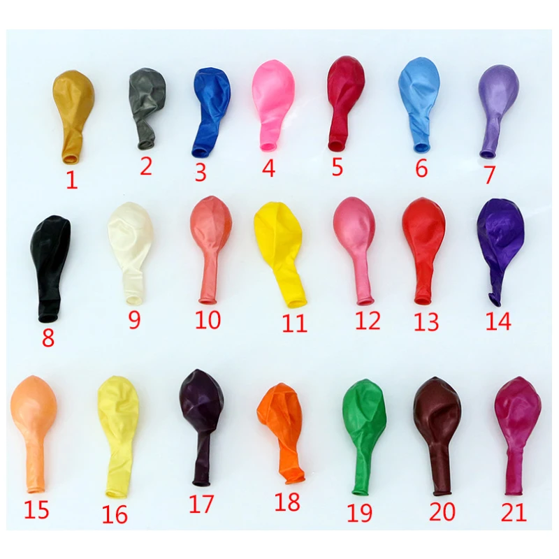 1.5g pearlescent thickening 10 inch round latex balloon wedding birthday party advertising decorative balloon