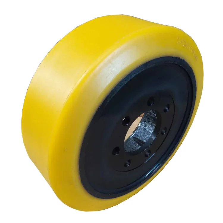 forklift parts polyurethane solid wheels 343x114-90 for Jungheinrich