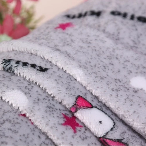 Wholesale 100 Polyester Digital Printed Types One Side Brushed Fleece Fabric Made in USA