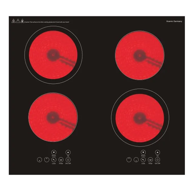 inbuilt 4 head  commercial induction cooker 5000w for restaurant
