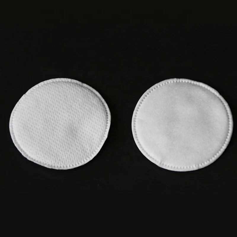 Cotton facial pads round shape pads for makeup remove