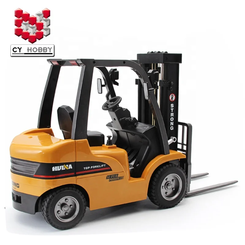 HUINA 1577 577 1:10 8Ch remote control truck toy battery radio controlled forklift for kids