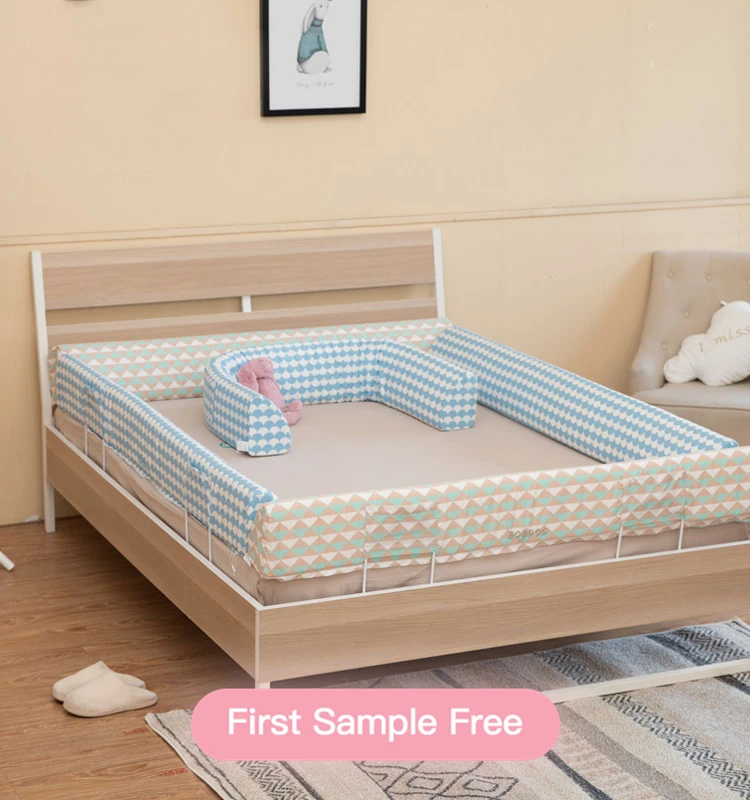 Противоударный бампер Chocchick из пеноматериала, хлопковое покрытие, детская Защитная кроватка