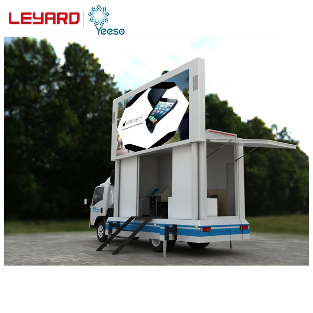 isuzu led screen truck mobile truck for advertising and promotion