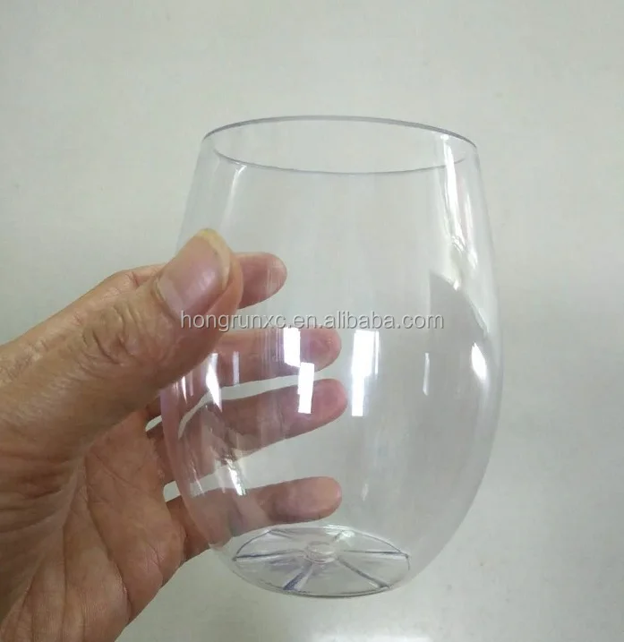 Dishwasher safe Cold drinking coffee drinking cups SAN Plastic  Wine glasses
