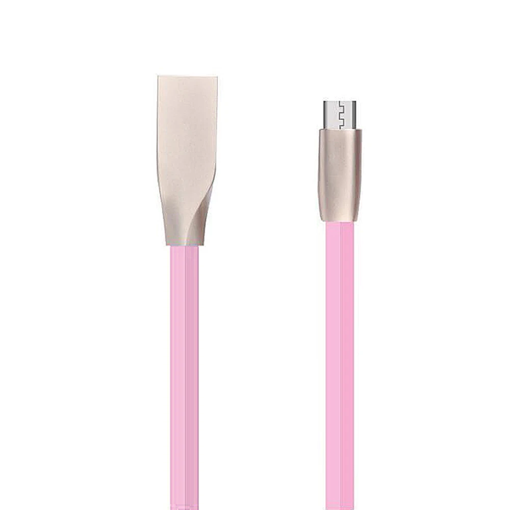 Металл Плетеный смарт Micro USB кабель для быстрой зарядки и передачи данных для Samsung зарядный кабель