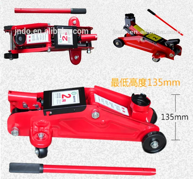 2 tons hydraulic car jack with wheels