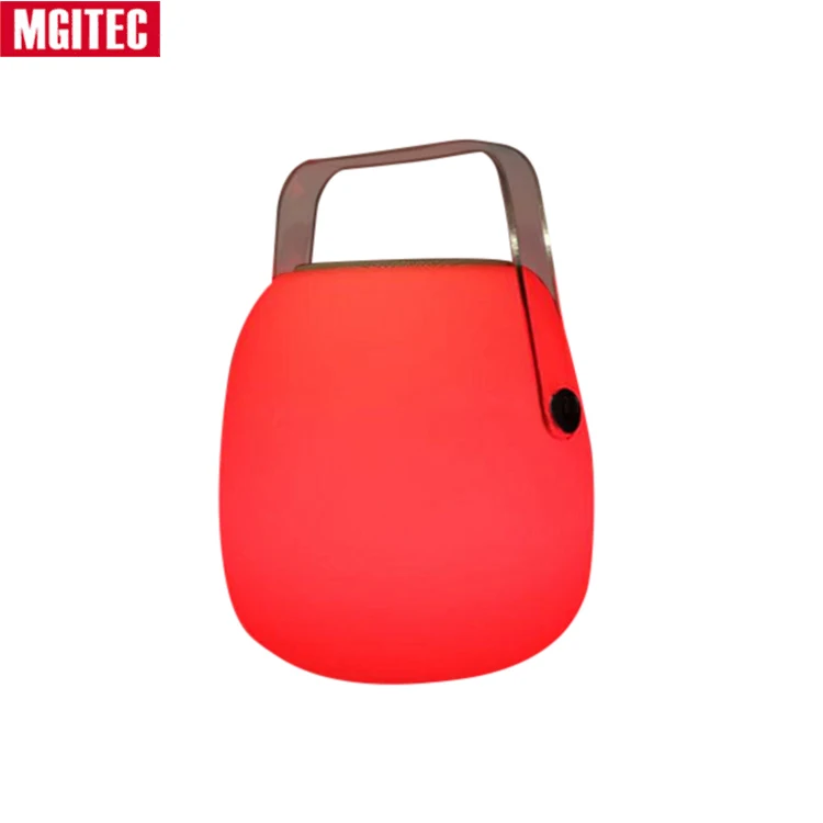 Popular design portable wireless rechargeable speaker with LED lighting