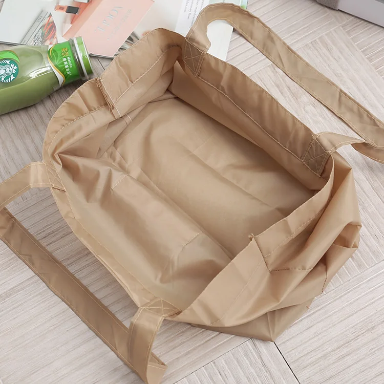 High Quality Eco Waterproof Nylon Foldable Shopping Bag