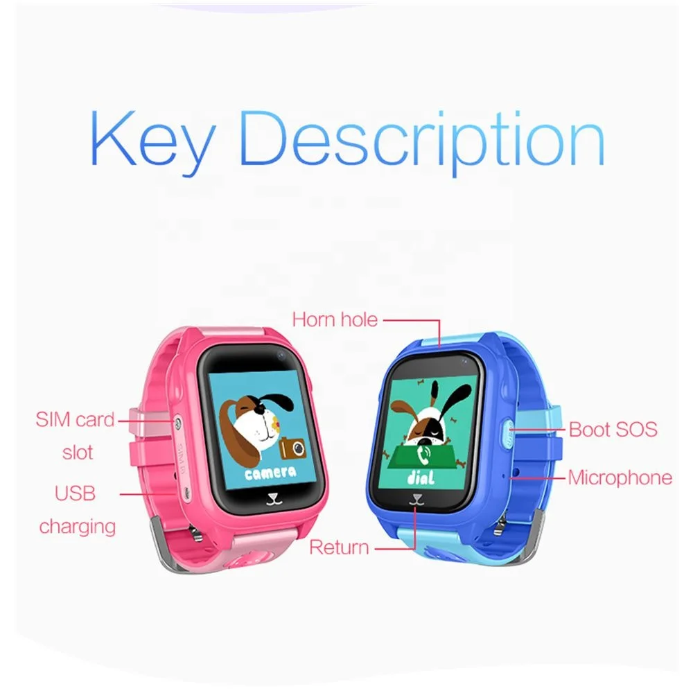 anti lost smart kids gps watch phone tracker bracelet
