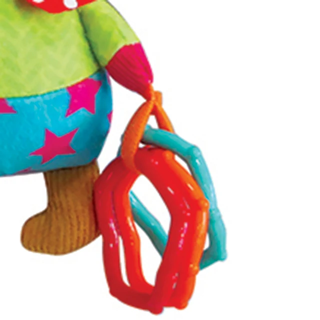 2019 hot educational children musical baby bed hanging plush animal toy plush soft baby toys