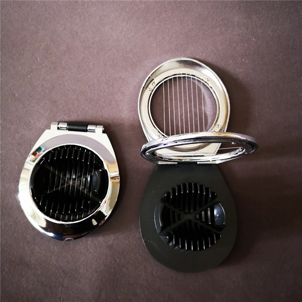 Steel wire multi functional 2 in 1 egg cutter slicer