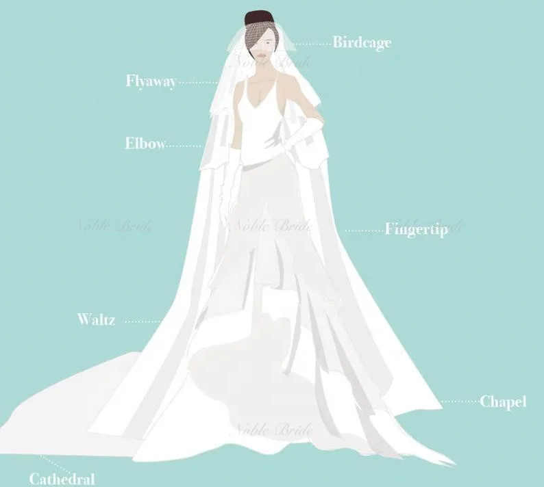 
White Ivory Flower Lace Cathedral Chapel Length Bridal Wedding Veil 