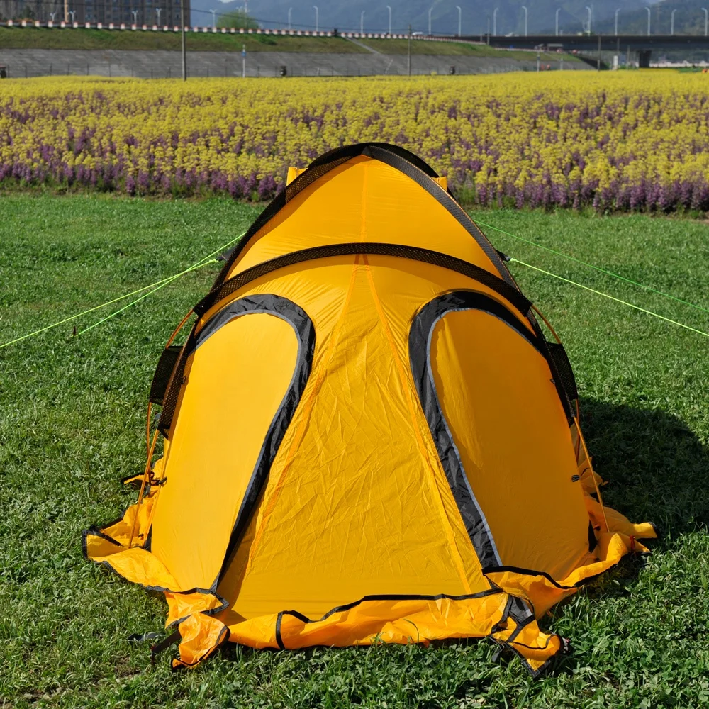 
High-end 2 Person 4 Season 20D Lightweight Alpine Tent for Backpacking Camping Hiking Climbing Travel with a Living Room 