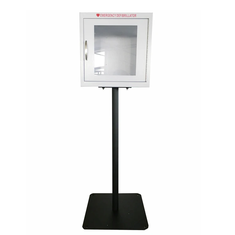 Floor Standing Defibrillator Cabinet For AED
