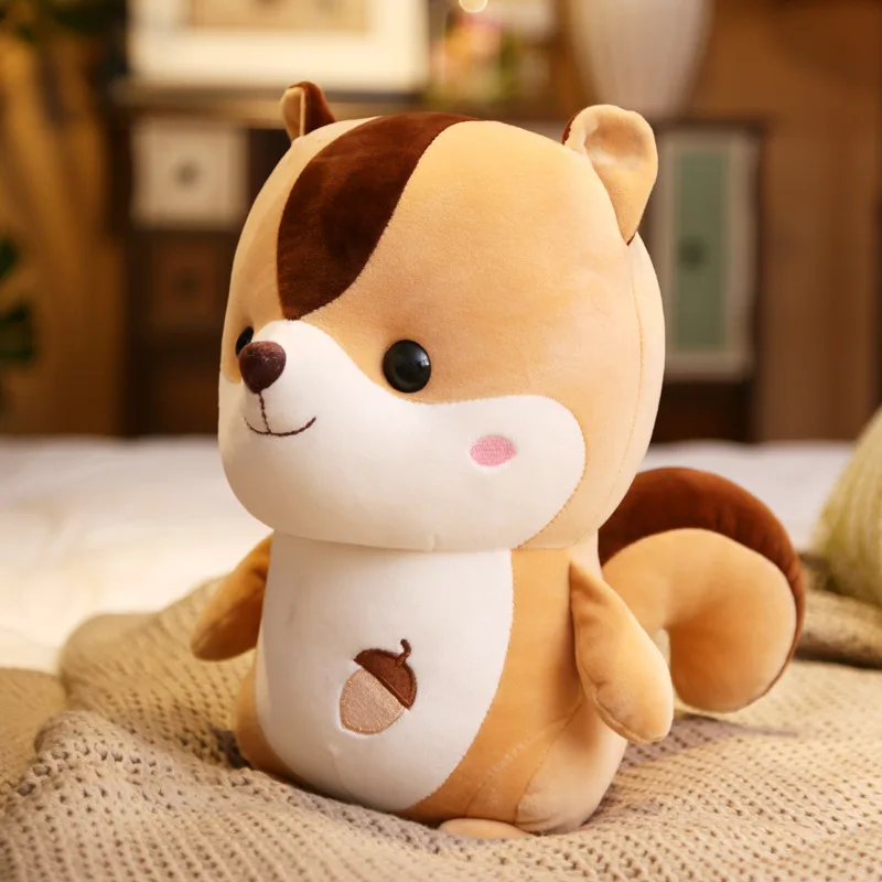 
Cute Little Squirrel Soft Cotton Doll Hamster Doll Plush Toy For Baby Gift 