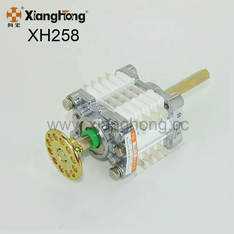 Xianghong F10 Rotary cam switch Auxiliary switch 4NO 4NC  shaft length 140mm