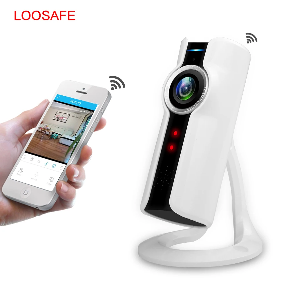 Loosafe 180 градусов Рыбий глаз ip-камера 720 P беспроводной камеры системы видеонаблюдения