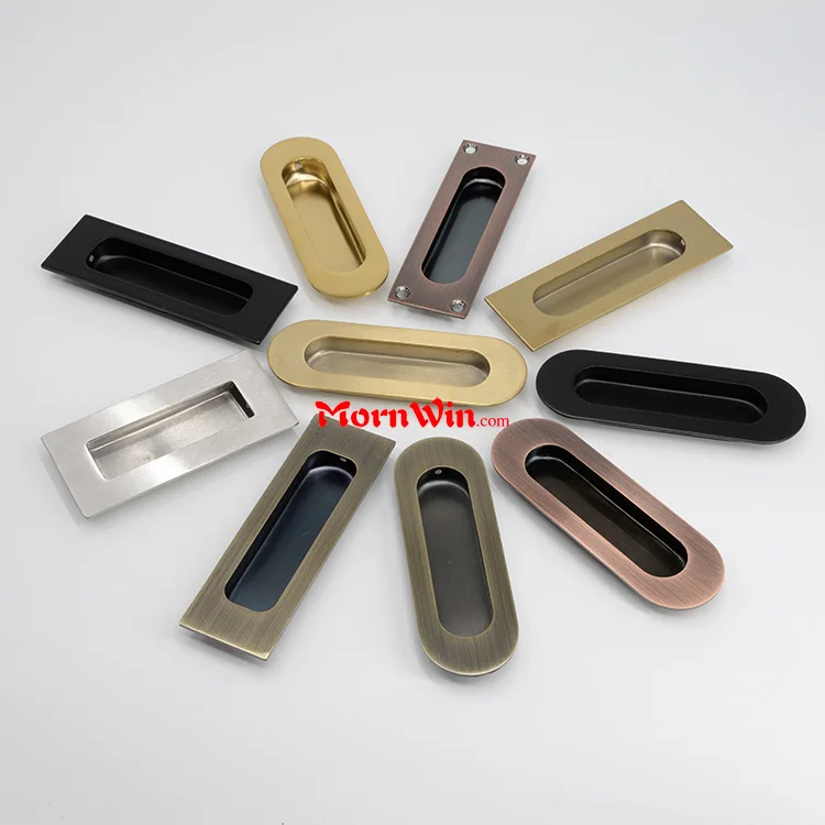 Black Matt Concealed Recessed Flush Pull Handles For Sliding Door,Popular cabinet hardware stainless steel furniture pull handle
