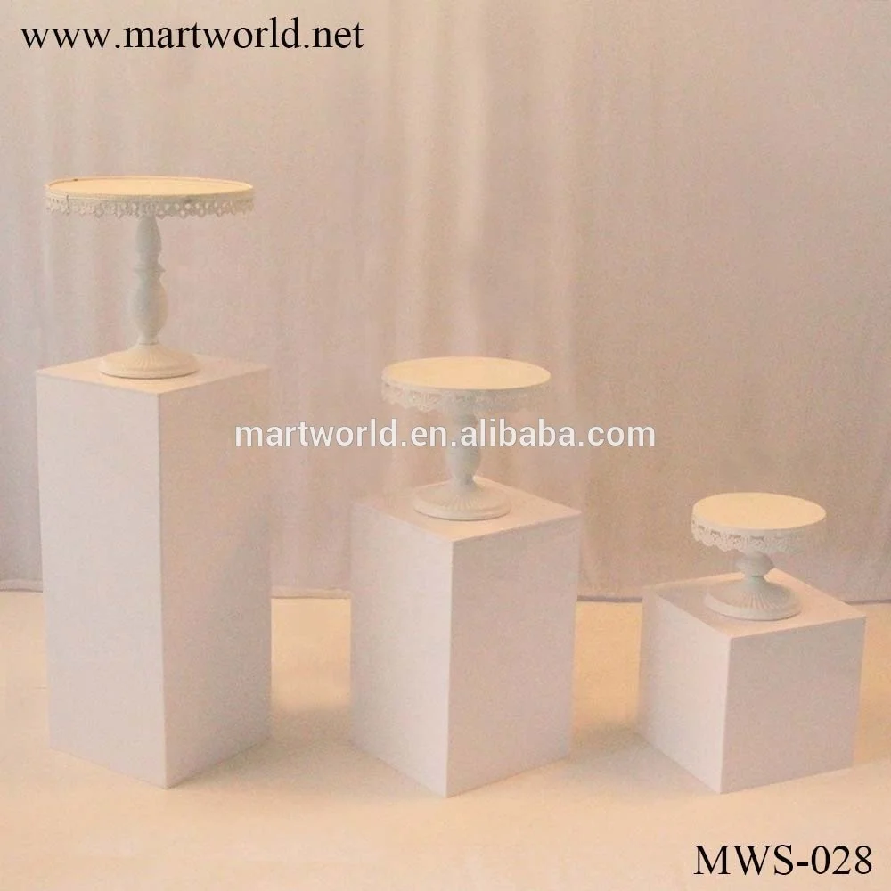 plinth  white  pillar pedestal wedding backdrop decoration party event bridal shower birthday invitation(MWS-028)