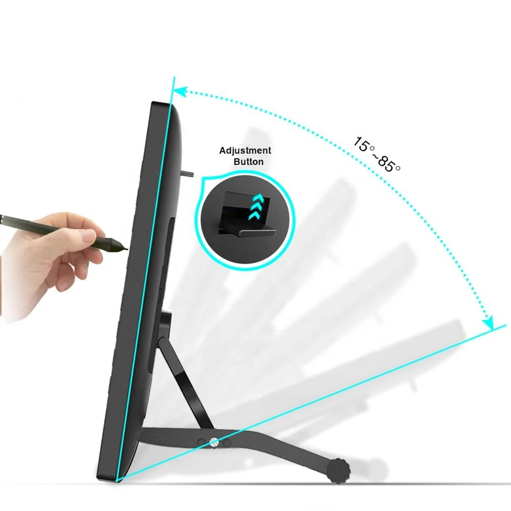 
VEIKK VK1560 pen tablet monitor with 8192 levels touch drawing pad 
