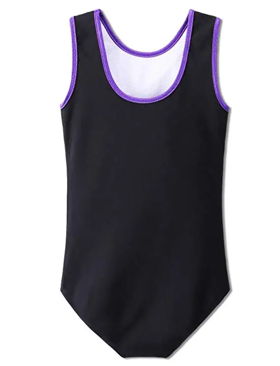 
Leotard Girl Gymnastics Toddler Sparkle Embroidery Tank Biketards One Piece 