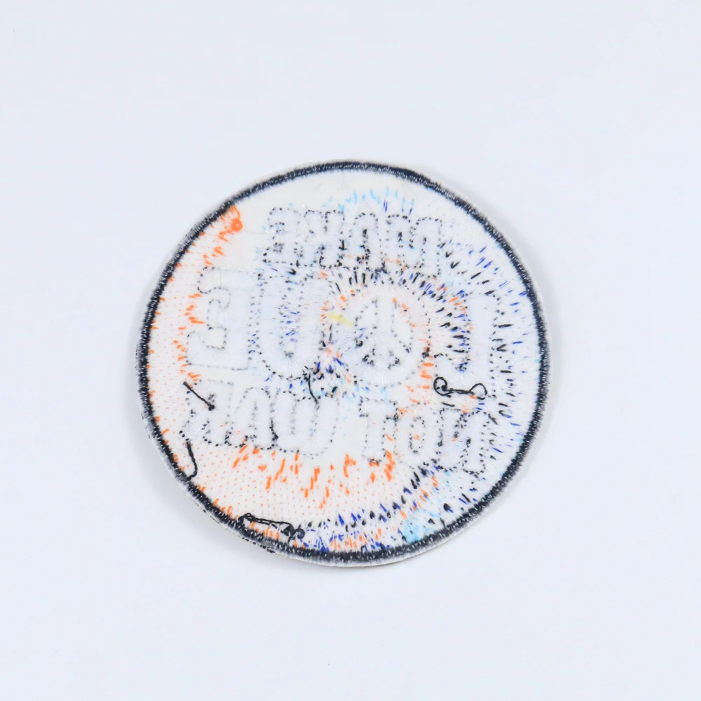 
Sewing Supplies Make Love Not War Letter Peace Sign Iron on Applique Sewing Fabric Patchwork DIY Embroidered Embellishments 