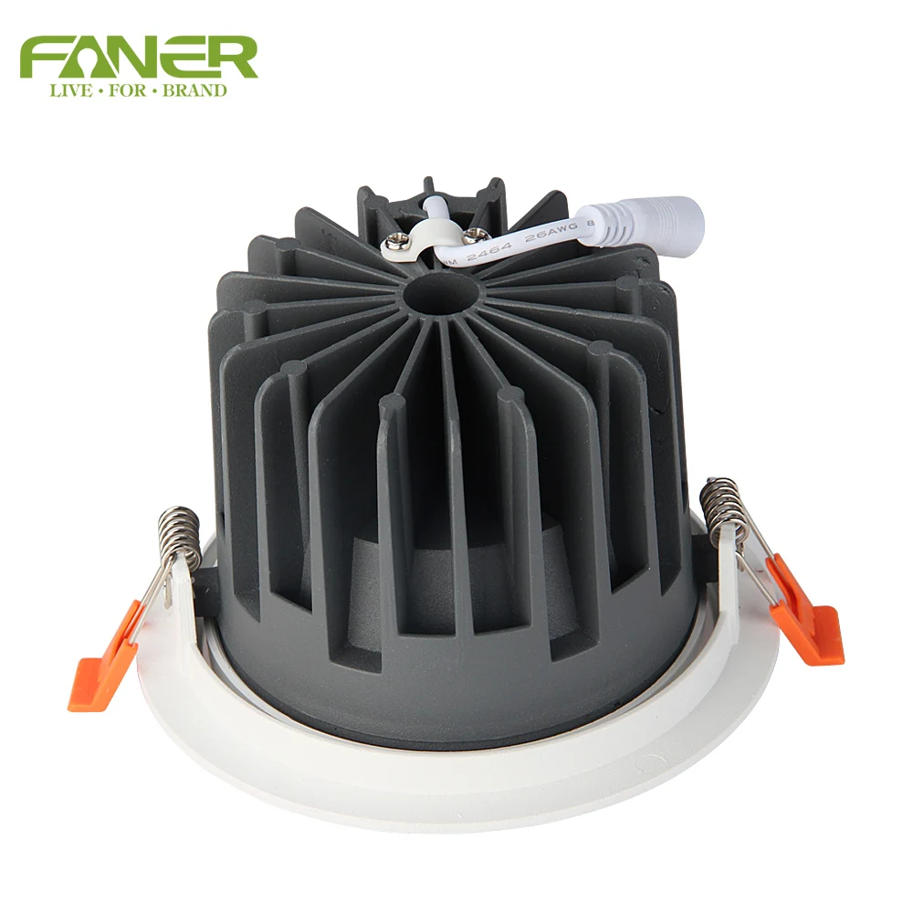 
Hot sell indoor supermarket office lighting recessed mount 7w 15w 30w 40w indoor led down lights 