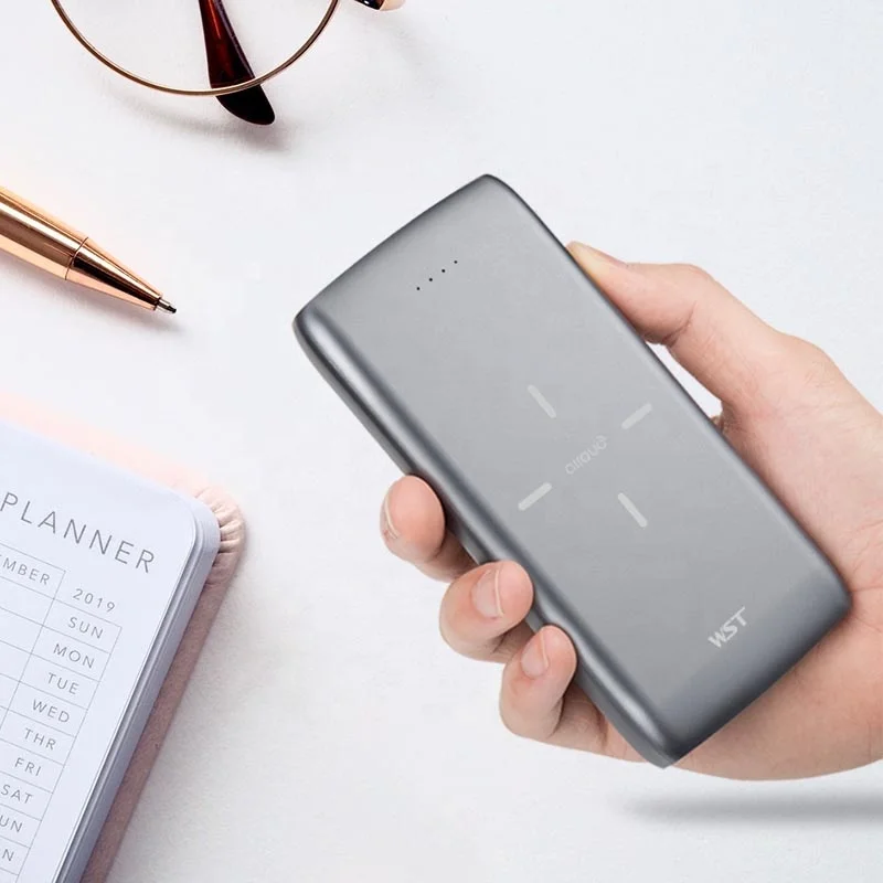 12 месяцев гарантии USB и тип-c 10000 mah qi беспроводной зарядки Банк питания беспроводной