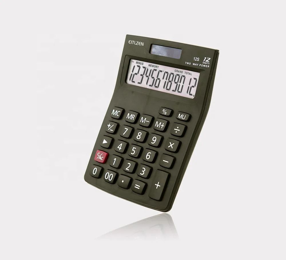 cheap colorful 12 digits solar electronic digital calculator