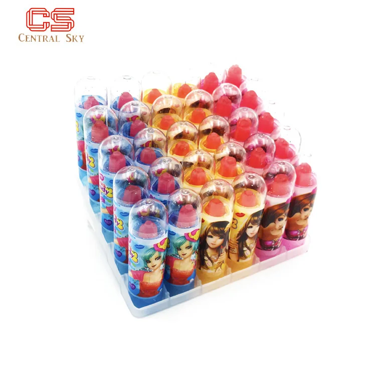 Горячая продажа Высокое качество сумасшедшая помада конфеты красочные леденец конфеты