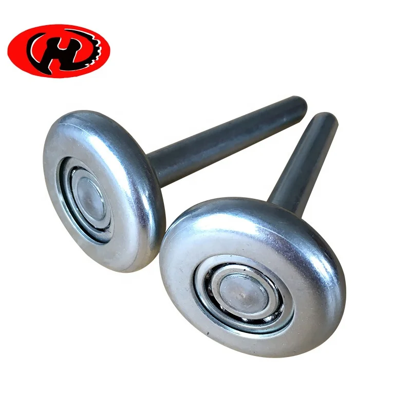 3' garage door nylon roller with stem and bearing