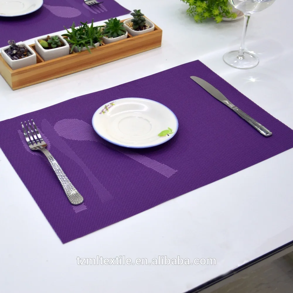 Customized recyclable and washable fabric pvc laundry bag placemat