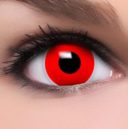 Meetone Crazy Cosplay Аниме ежегодные мягкие контактные линзы для Хэллоуина