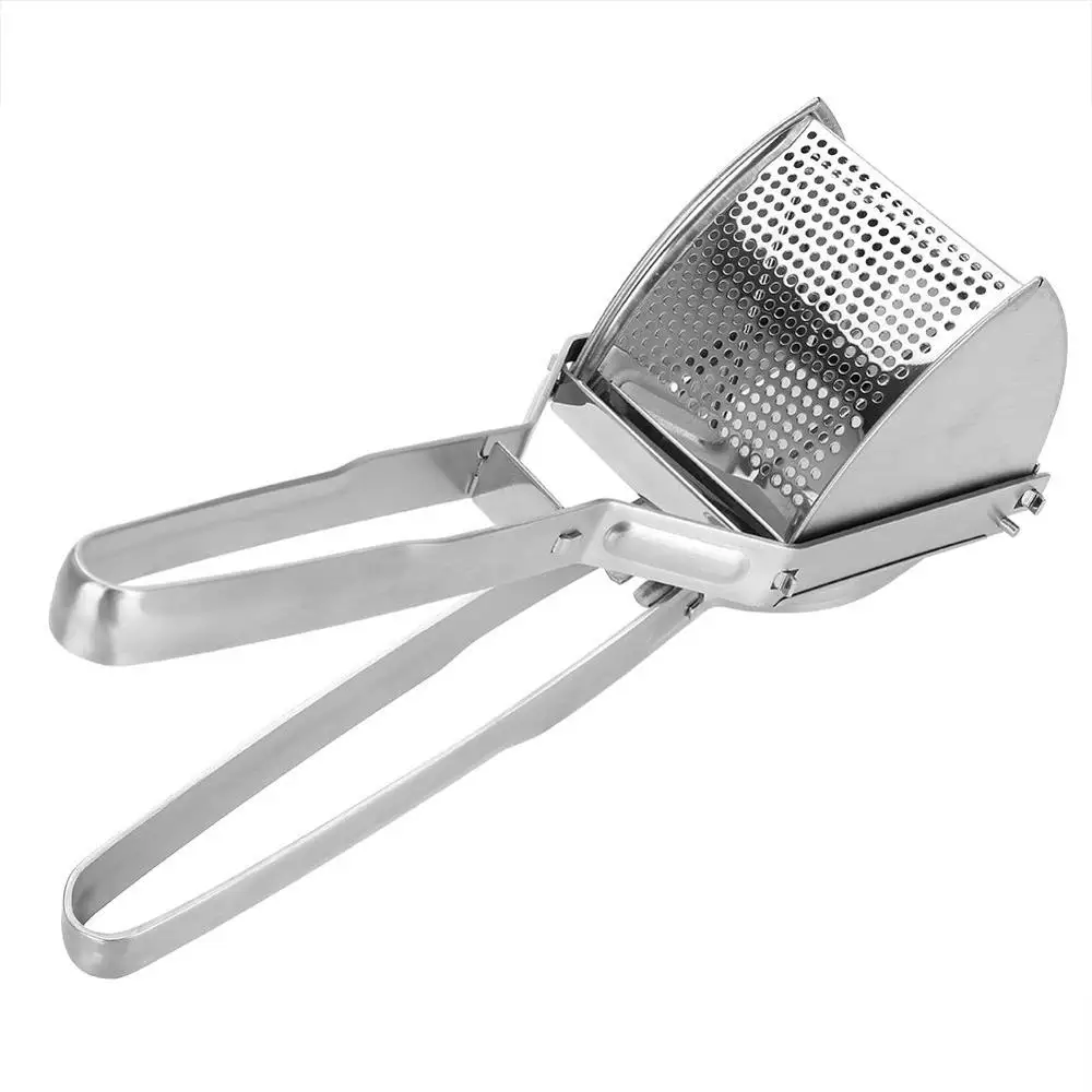 Heavy Duty Stainless Steel Potato Ricer Manual Masher for Potatoes, Fruits, Vegetables, Yams, Squash, Baby Food and More