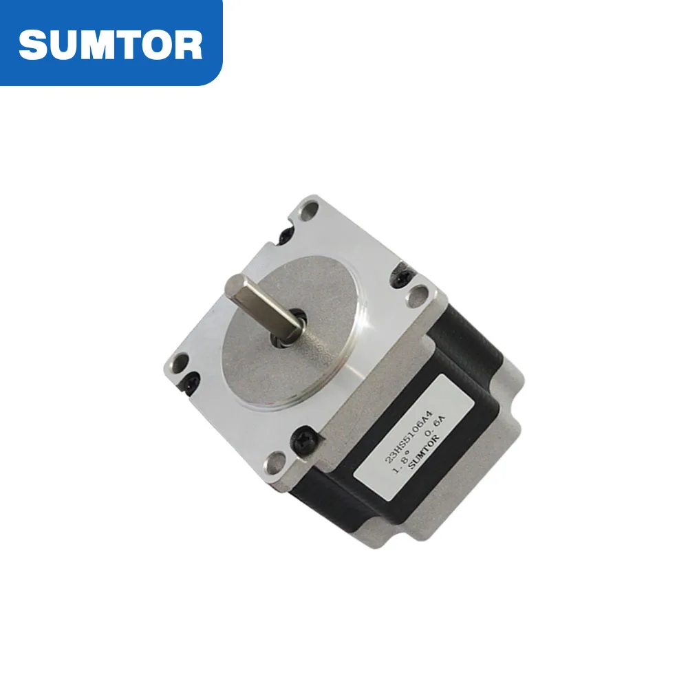 51мм длина 0,6A ток 2 фазы 4 оси Nema 23 гибридный шаговый двигатель
