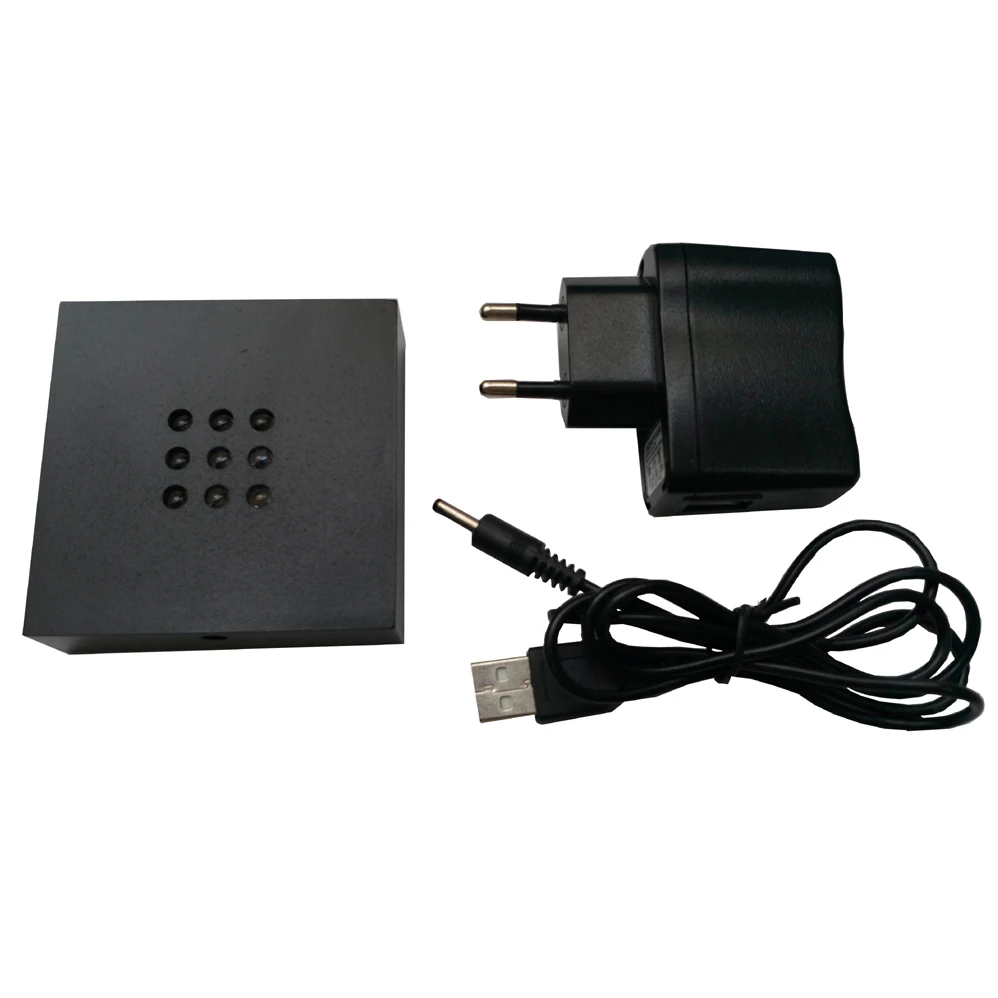 
BOSHI Black Square plastic led crystal displaying stand crafts base for 3d crystals 