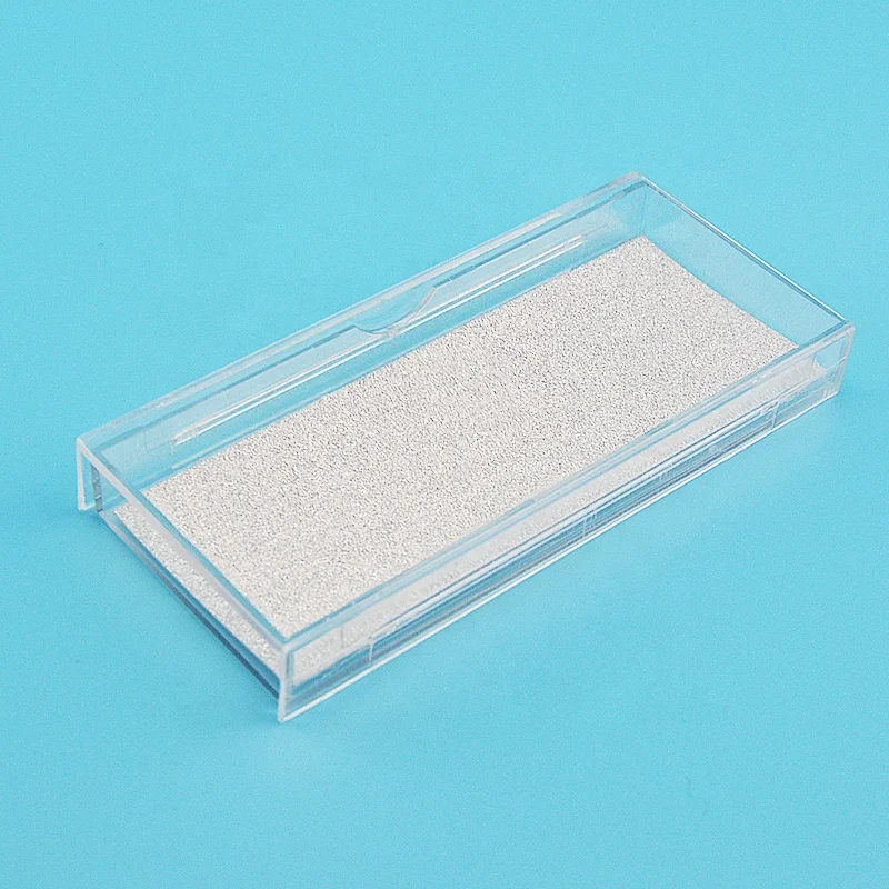 Wholesale transparent square custom false eyelash packaging box