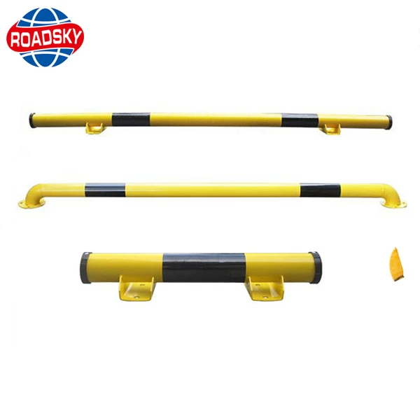 
rubber black car truck parking concrete wheel stops 