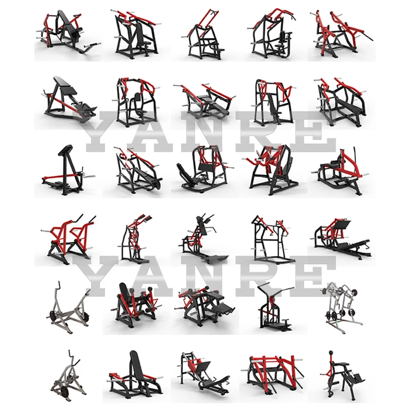 professional custom logo gimnasio musculation workout equipment gym fitness exercise machine leg Plate loaded V squat