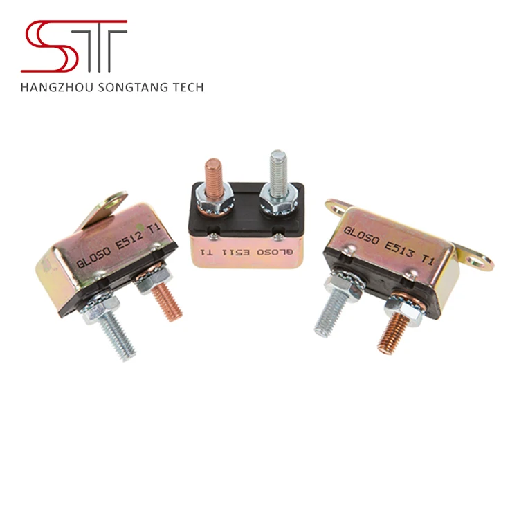 E513 DC термальность металла Защита от перегрузки Автоматический сброс mcb автоматический выключатель для Троллинг двигатели