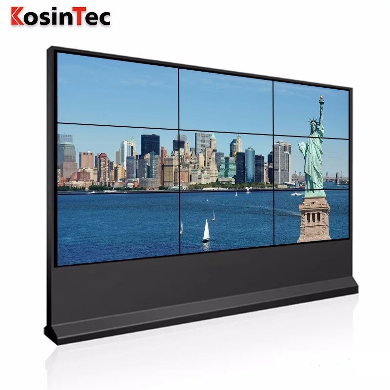 All in one super narrow bezel lcd video wall lcd panel 46 inch full hd lcd video all in one