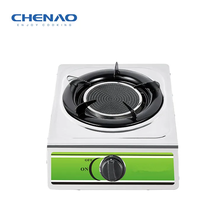 4mm Stainless steel cast iron  single gas cooker/LPG cooking stove